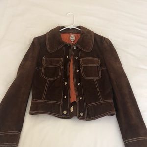 Vintage Genuine Leather Western Jacket